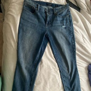 LUCKY BRAND MID-RISE JEANS